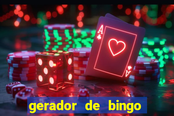 gerador de bingo cha de bebe